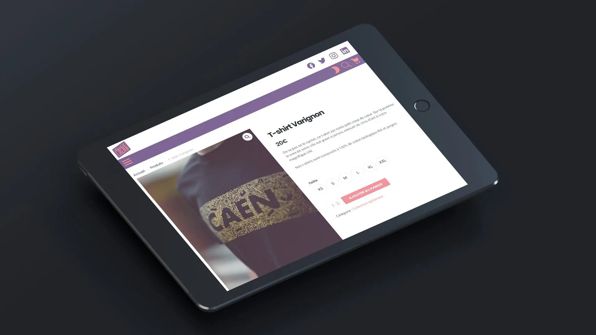 Hello Caen Projet iPad
