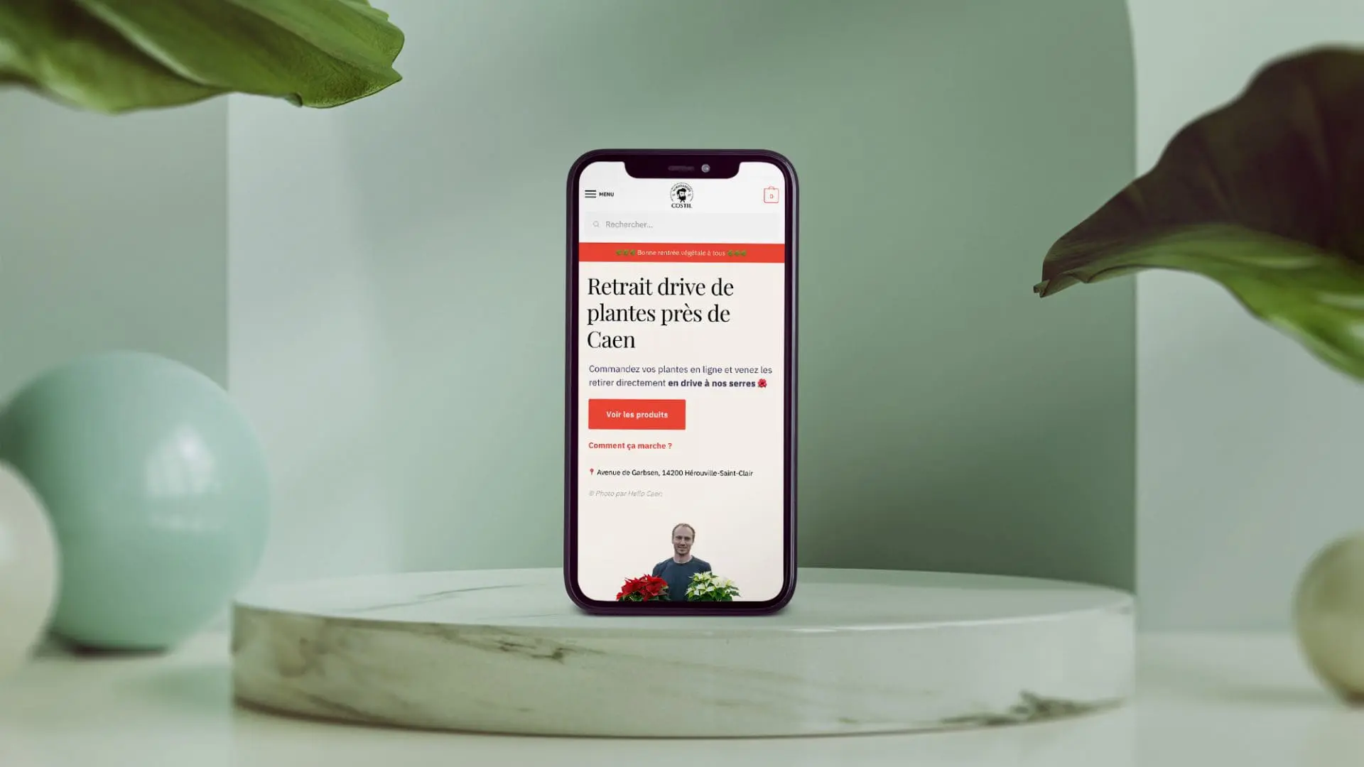 Projet Site e commerce Horticulteurs Costil Thumbnail